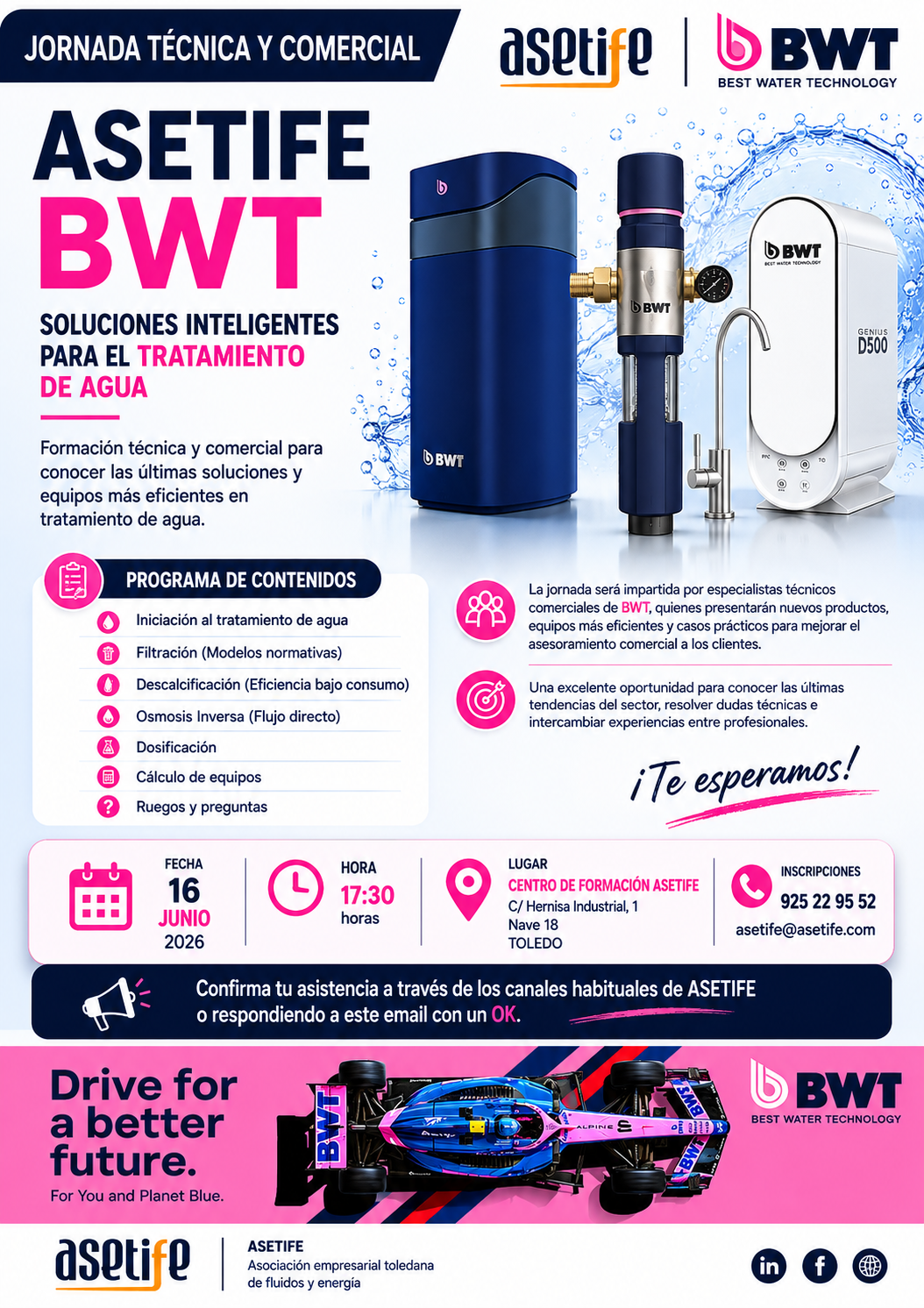 BWT - Jornada Técnica y Comercial ASETIFE – BWT