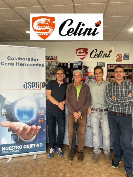 CELINI patrocinador cena Hermandad ASETIFE CELINI - CELINI patrocinador cena Hermandad ASETIFE