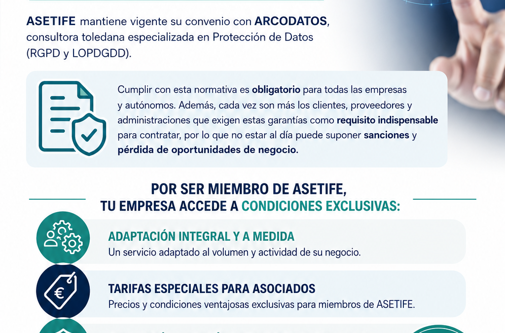 Convenio ASETIFE-ARCODATOS «Exclusivo Asociados»