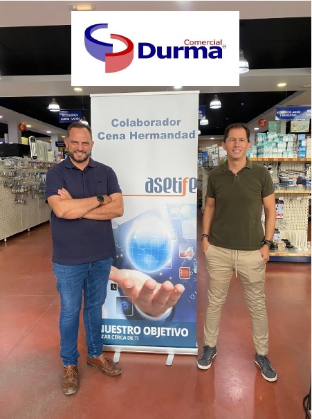 COMERCIAL DURMA patrocinador cena de Hermandad ASETIFE DURMA - COMERCIAL DURMA patrocinador cena de Hermandad ASETIFE