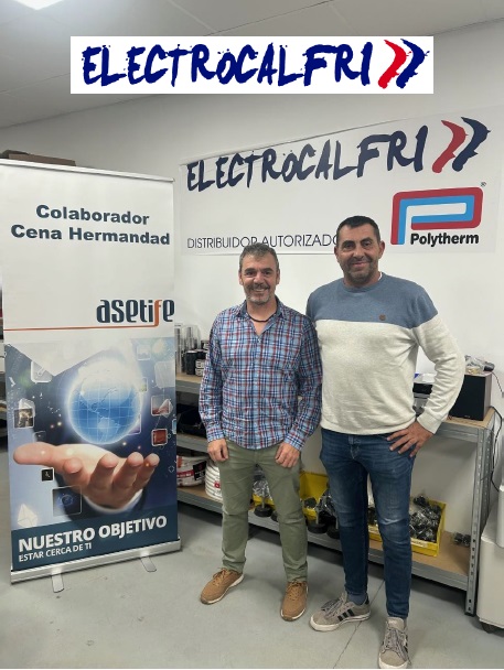 ELECTROCALFRI patrocinador cena de Hermandad ASETIFE ELECTROCALFRI - ELECTROCALFRI patrocinador cena de Hermandad ASETIFE