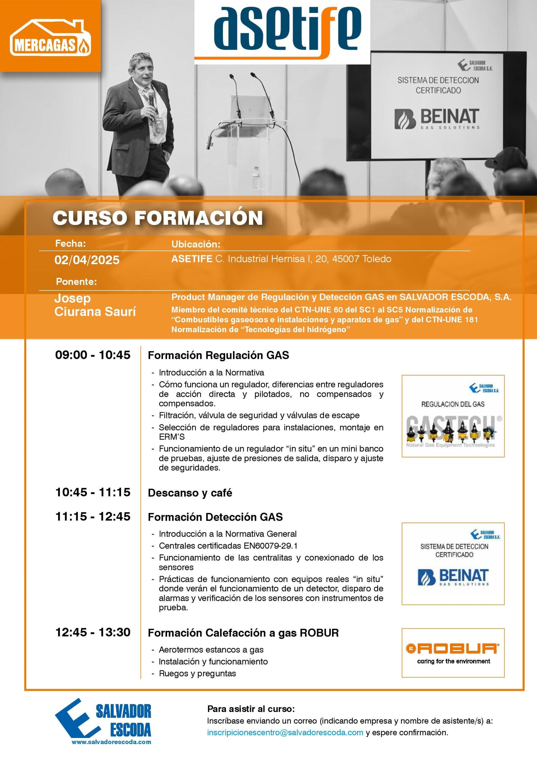 JORNADA SALVADOR ESCODA scaled - Jornada Técnica Regulación y detección de Gas