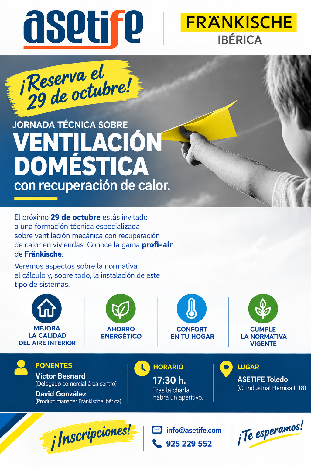Jornada de Ventilacion Domestica - Jornada técnica ASETIFE – FRÄNKISCHE