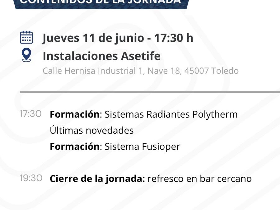 Jornada Técnica ASETIFE – Polytherm Sistemas