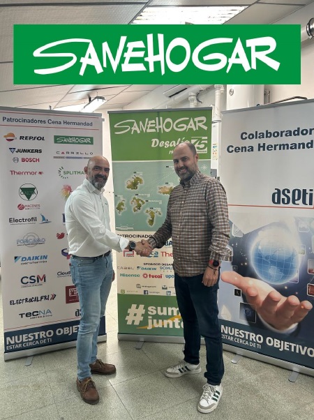 SANEHOGAR patrocinador cena de Hermandad ASETIFE SANEHOGAR - SANEHOGAR patrocinador cena de Hermandad ASETIFE