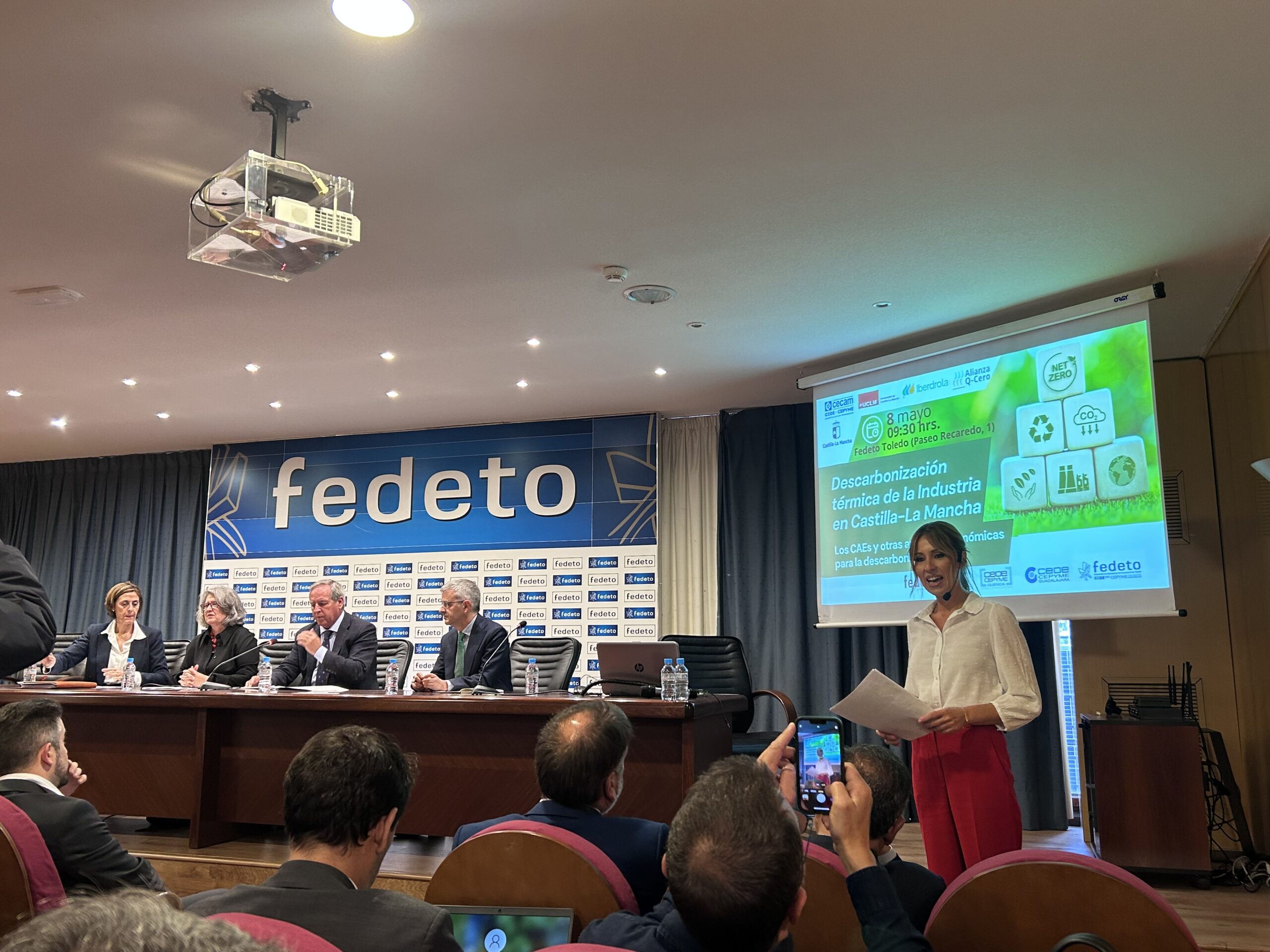 descarbo scaled - ASETIFE asiste a la Jornada sobre Descarbonización Térmica de la Industria en Castilla-La Mancha