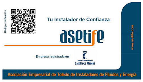 tarjeta verificacion instalador confianza asetife - Instalador de Confianza